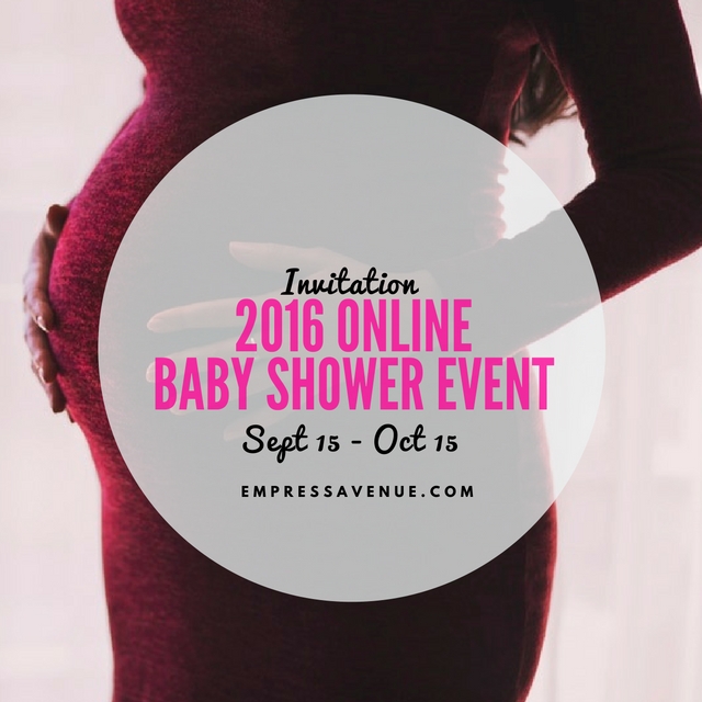 Empress Avenue - Online Baby Shower Event - Pink Pearl PR - Talia Davis PR - 2016