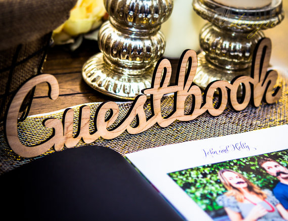 ZCreateDesign Guestbook Sign for Weddings
